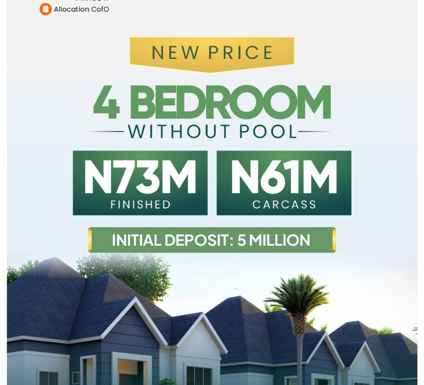 Lekki Avana: 4-bedroom sale, pricing details.
