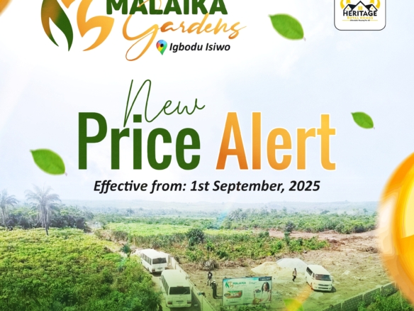 Malaika Gardens price alert effective September 2025