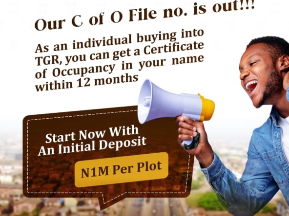 Grandeur Royale estate offer in Ogun State, Nigeria.