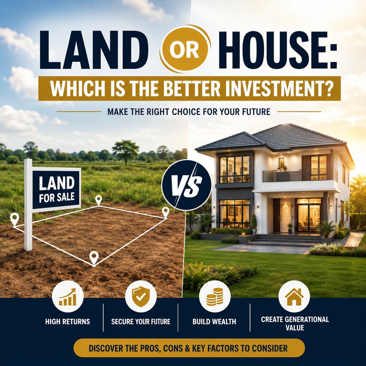 land or house